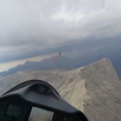 Flugwegposition um 15:17:19: Aufgenommen in der Nähe von Département Hautes-Alpes, Frankreich in 2693 Meter